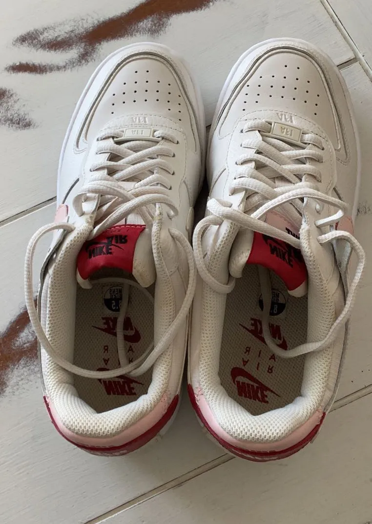 Nike AIR FORCE 1 SHADOW W PHANTOM, ECHO PINK & RED - Image 6