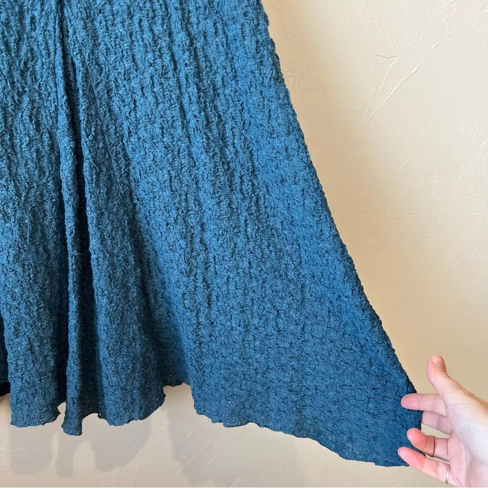 Blue skirt Ribbon Fairy Whimsigoth Midi‎ Romantic Renaissance cottage peasant 4 - Image 5