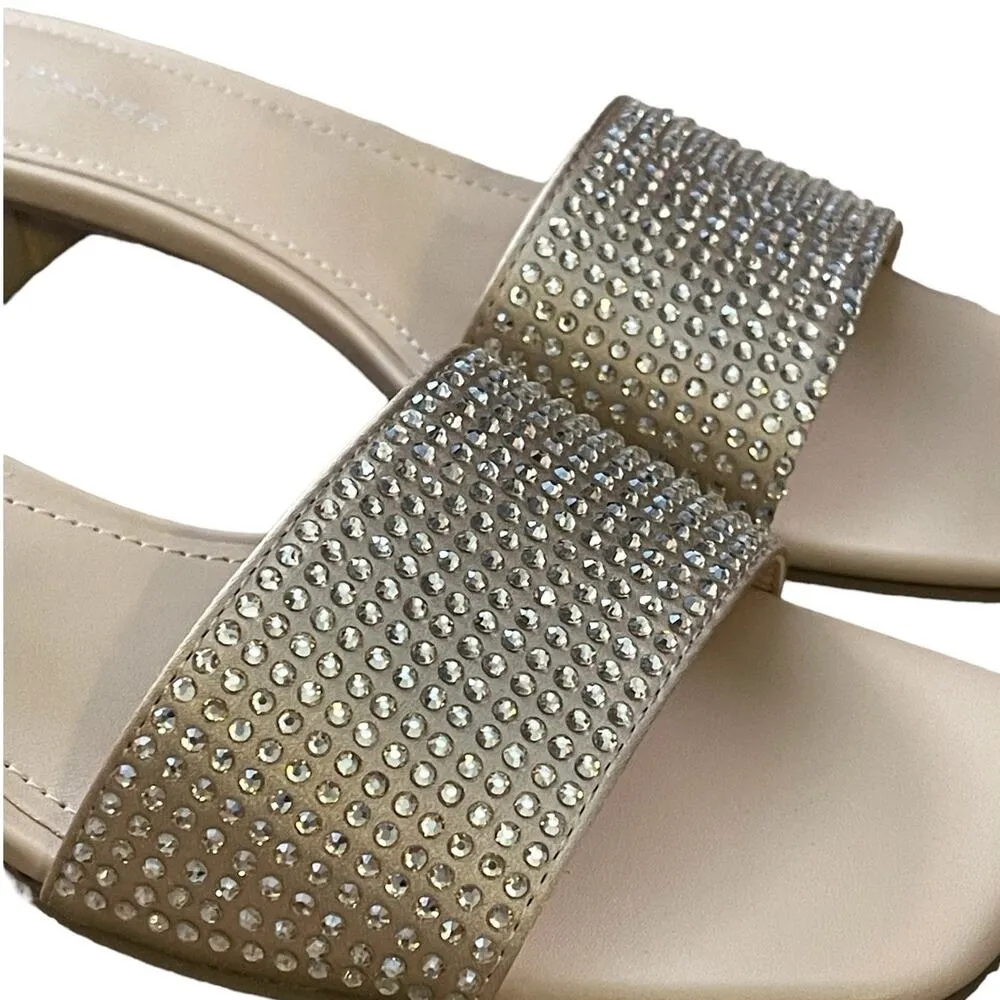 Marc Fisher Womens Casarea 2 Embellished Square Toe Dress Sandals 6.5 NIB - Image 3