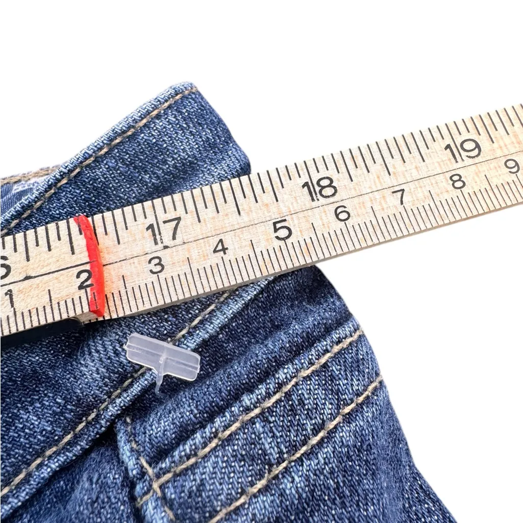 Paige Premium Denim Hollywood Hills Bootcut Jeans Women’s Size 33 Blue USA EUC - Image 11