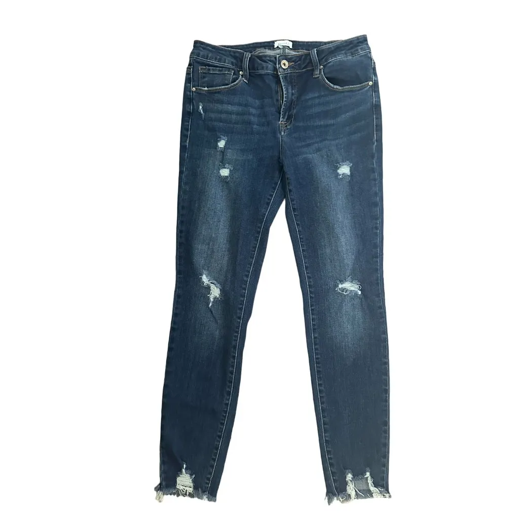 SPECIAL A Womens Distressed Ankle Jeans Size 9 - Image 3