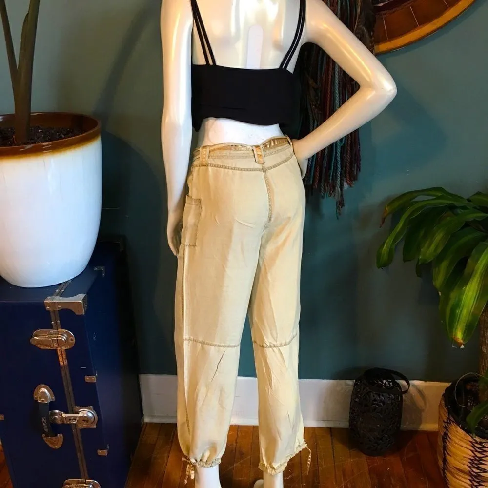 %100 SILK Drawstring bottom pants! Rare & no other - Image 7