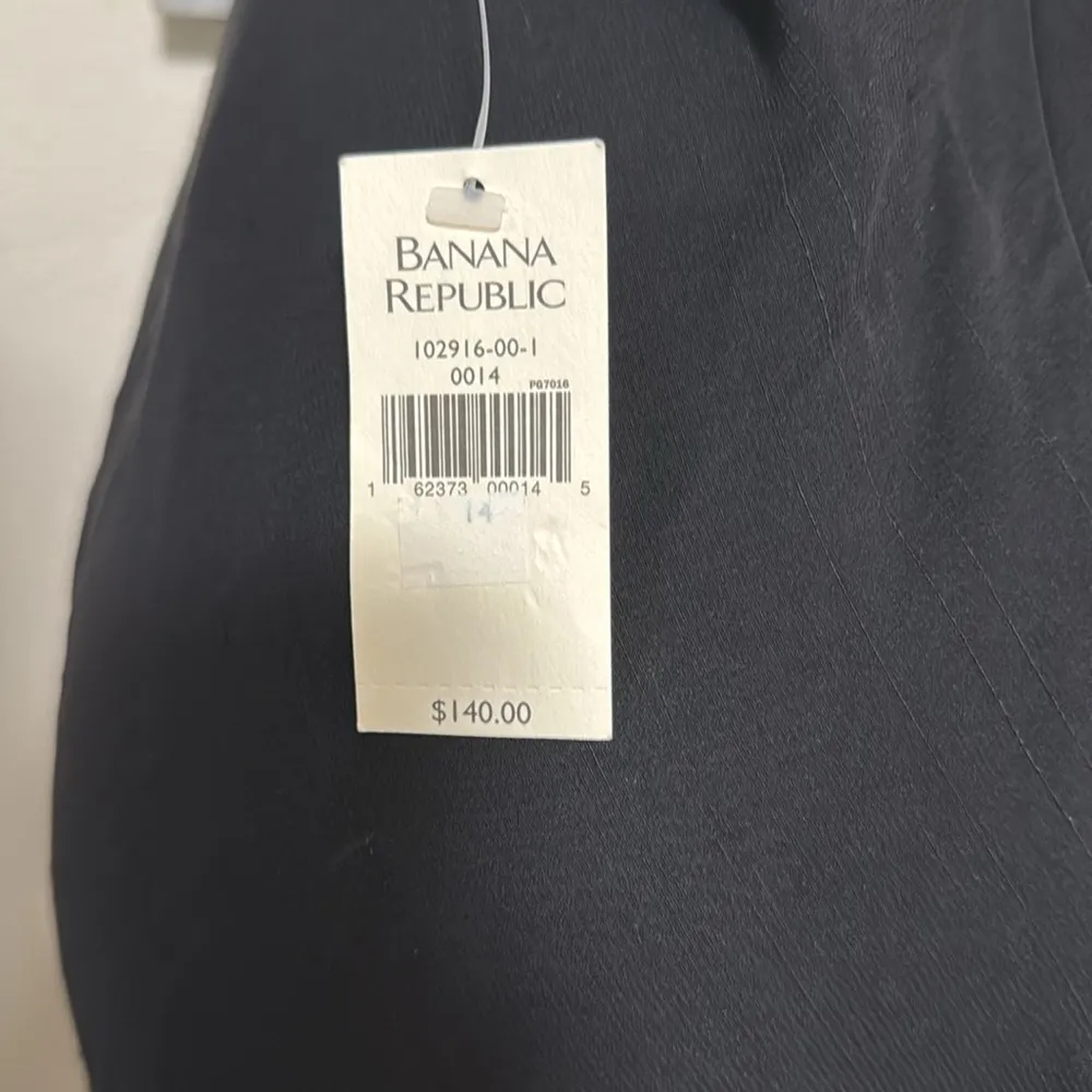 Banana Republic NWT 100% silk black halter backless dress plus woman size 14 - Image 6