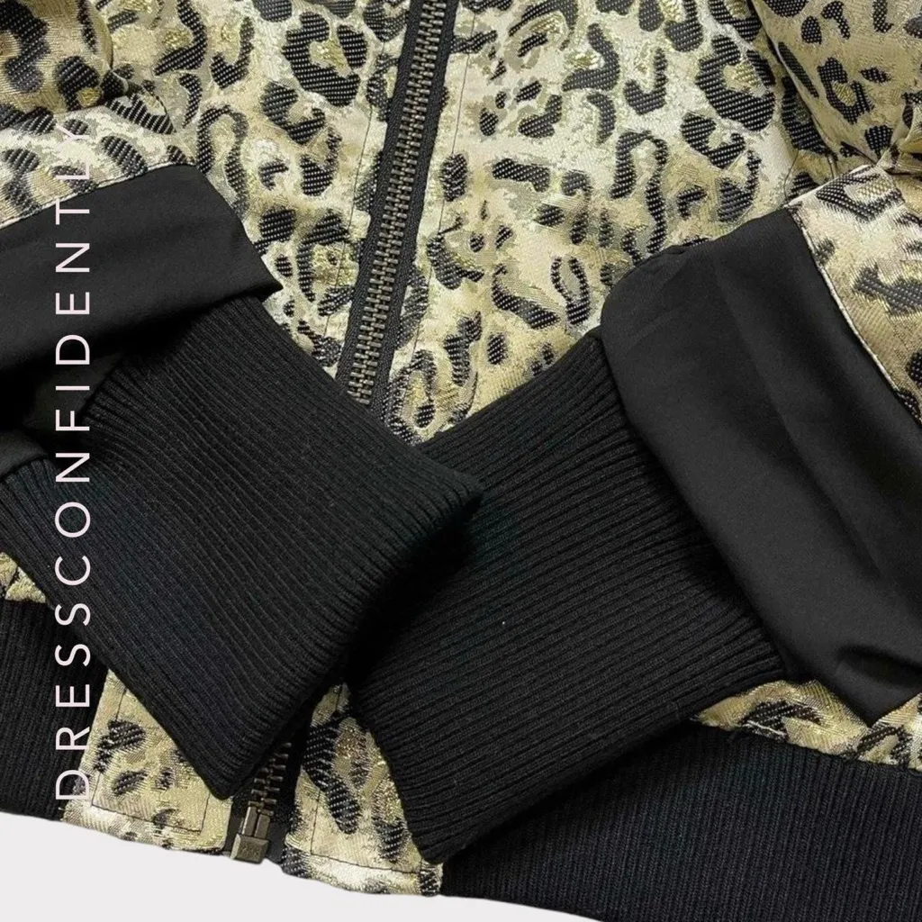 LPA THE LABEL Leopard Metallic 575 Jacket - Image 9