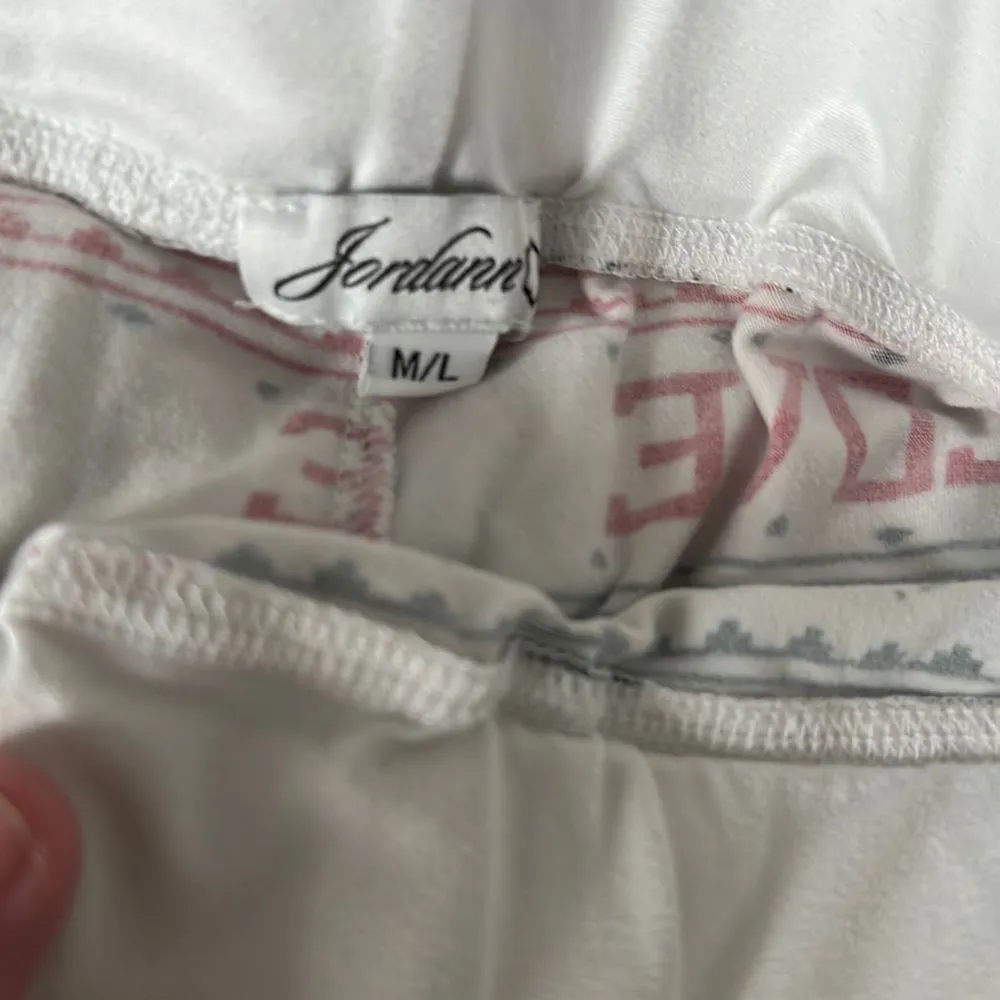 Jordann Christmas elastic Waist Pajama Pants Size Medium - Image 4