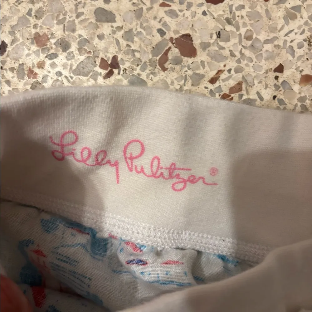 Lilly Pulitzer rare lighthouse wide leg beach pants med - Image 7