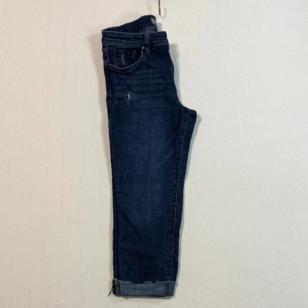 Kut from the Kloth Indigo Cropped Jeans - Image 3