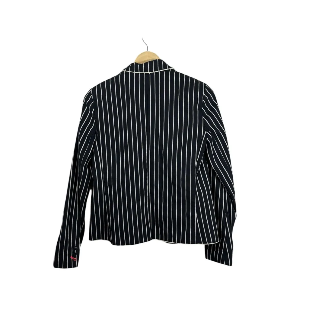 Gap Women’s The Academy Blazer in Navy/White Stripe Size 4 - Image 6