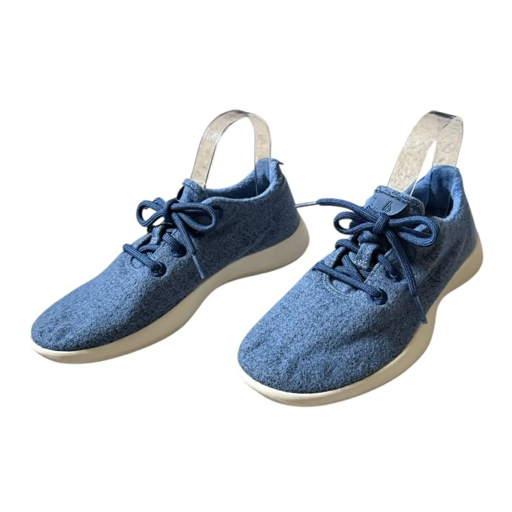 Allbirds Washable Wool Runners Womens Size 8 Blue Low Top Laced - Image 2
