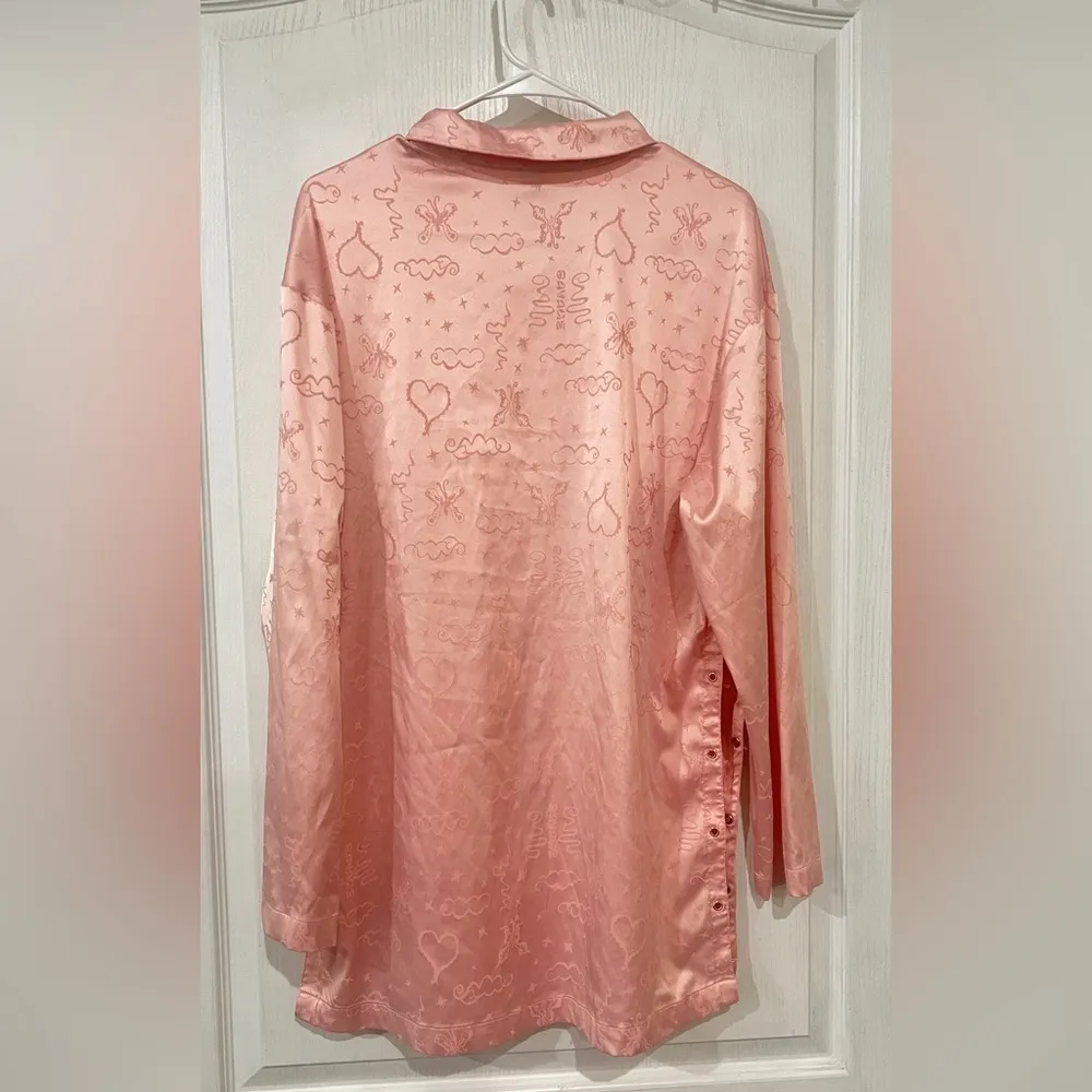FINAL PRICE Savage X Fenty Satin Sleep Gown Pink Size M - Image 11
