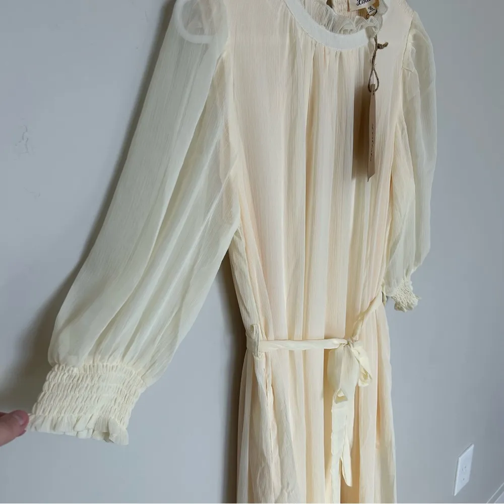 Women’s Listicle Dress, Cream, Large - Image 2