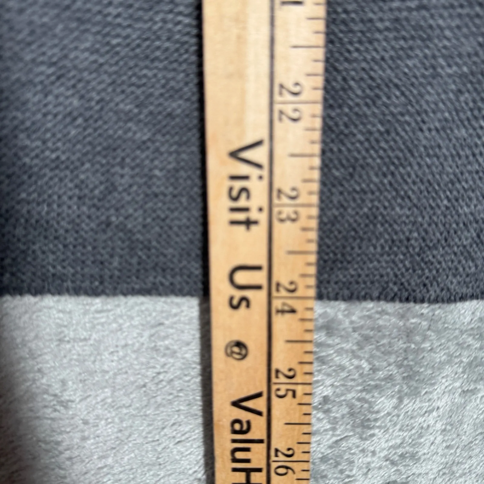 Habitat Button Front Cardigan Gray Knit Cuff Detail Career Neutral Casual Size S - Image 10