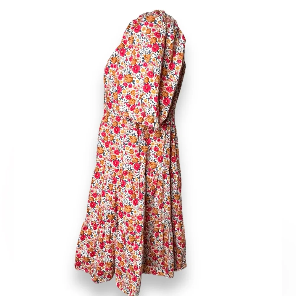 Melloday Floral Print Sundress | Boho Western Floral Sundress Loose Fitting - Image 5