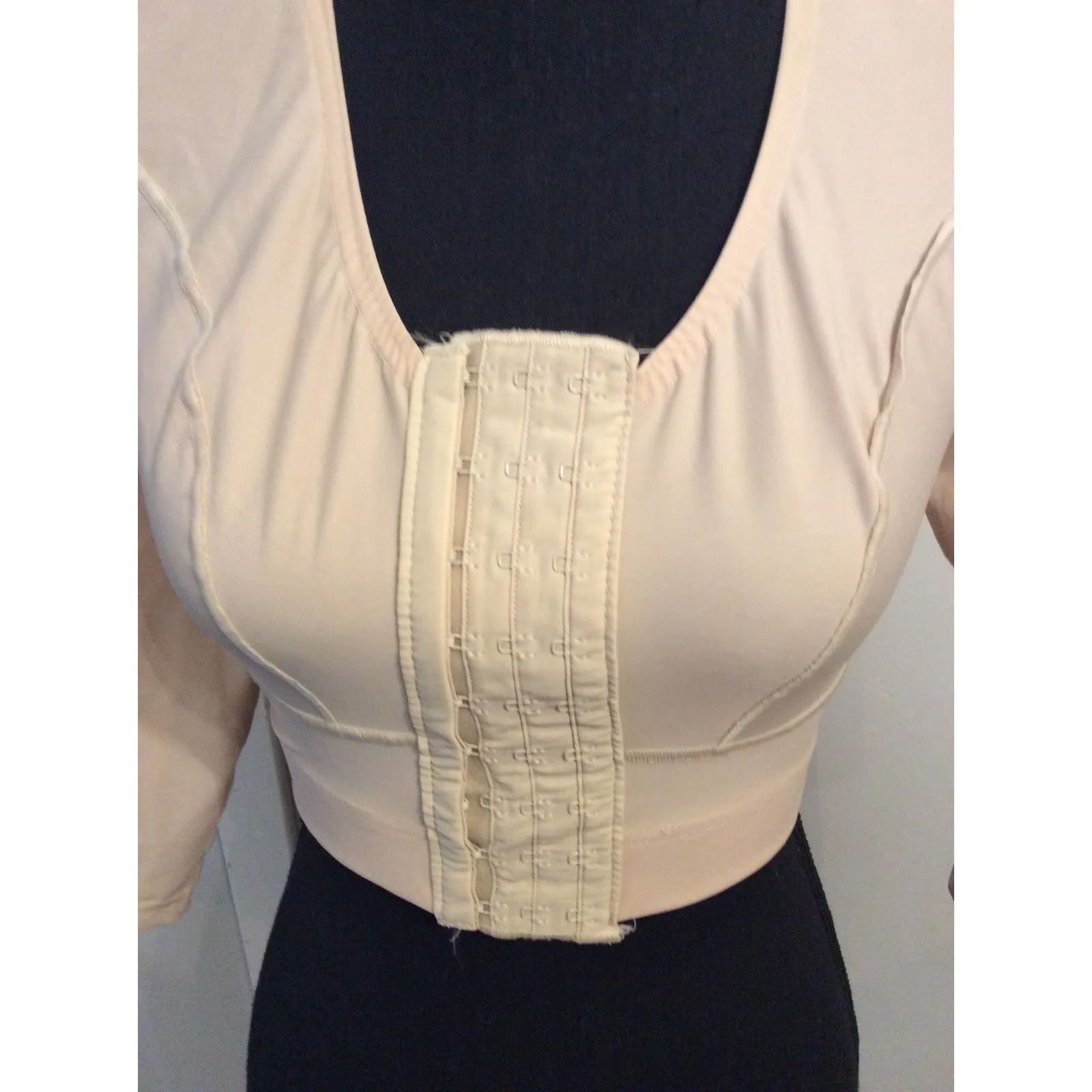 Rainey Compression Essential Post Surgery Care Top Medium Beige Support Bra - Image 3