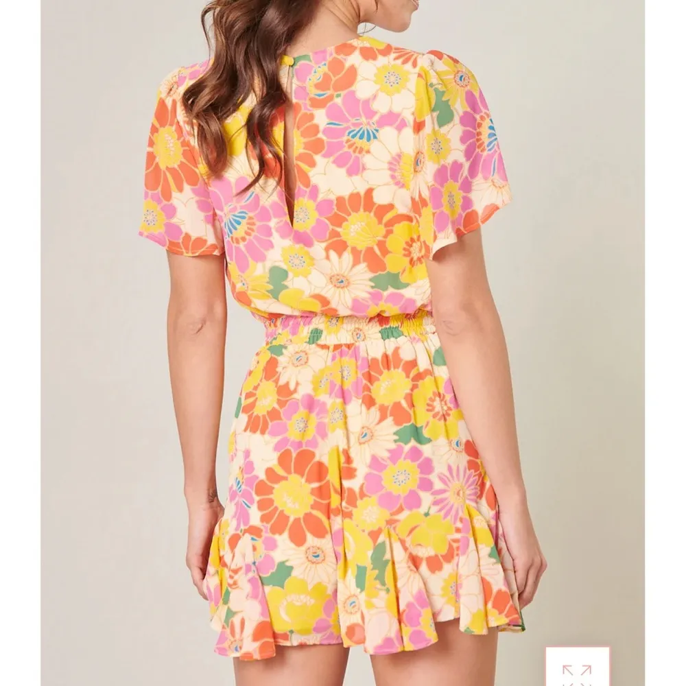 Sugarlips Zippy Tropical Floral Babygirl Romper - Image 3