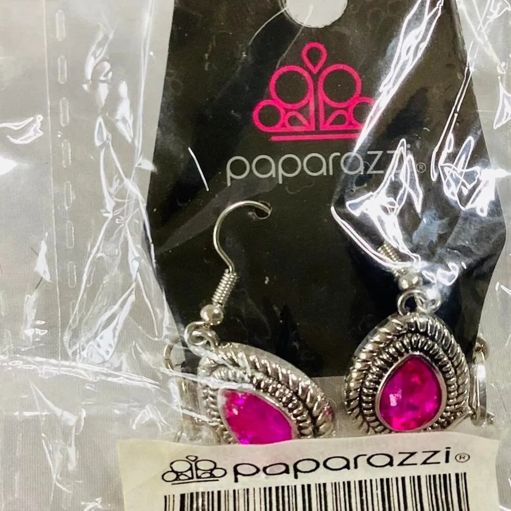 Paparazzi Sheen Queen - Pink Necklace - Image 5