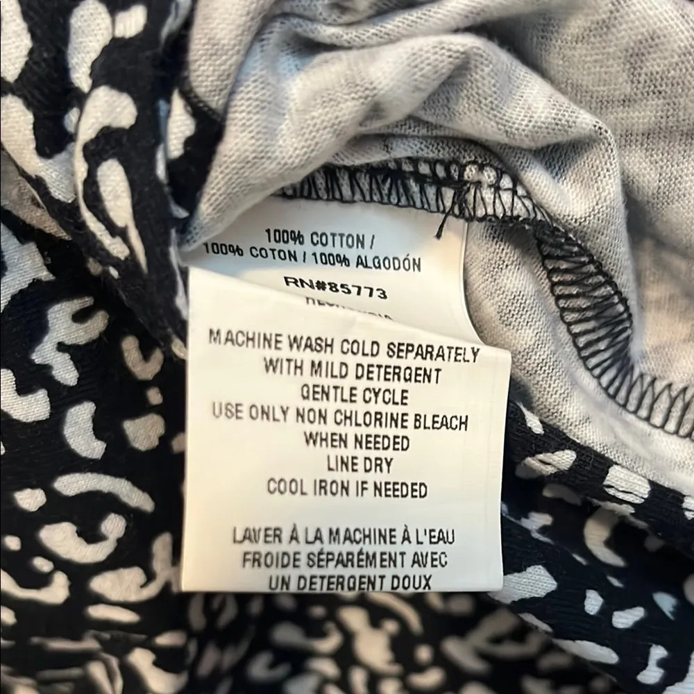 EUC Women’s O'Neill Black and White Strapless Sheath Midi Dress Size L - Image 5