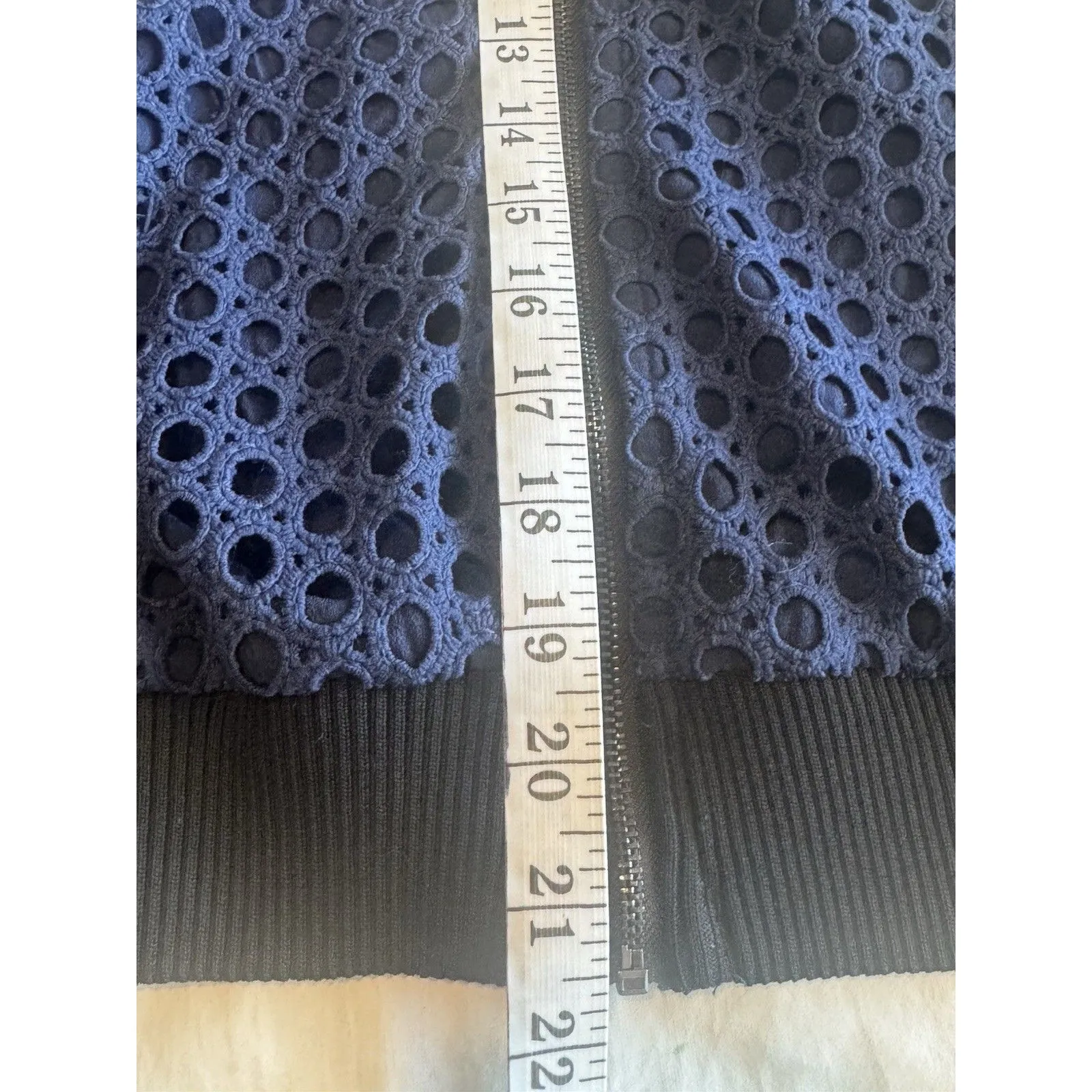 Lucy Paris Womens Jacket Sz XS  Crochet Cottagecore Cottage Boho Bohemian Autumn - Image 12