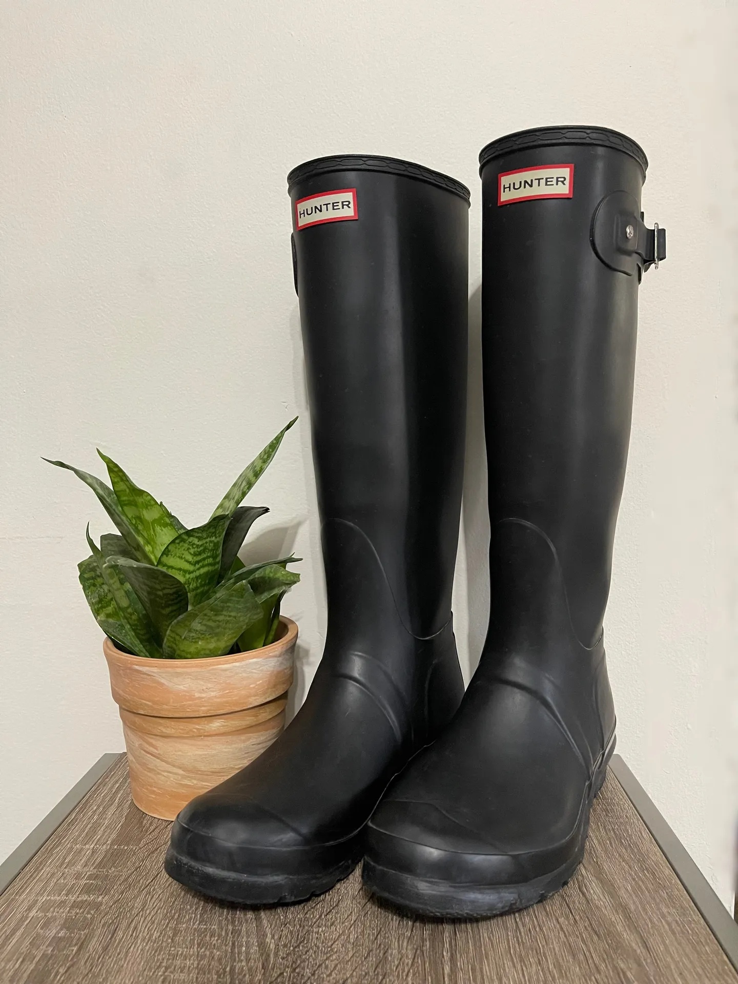 Hunter Black Rainboots - Image 2