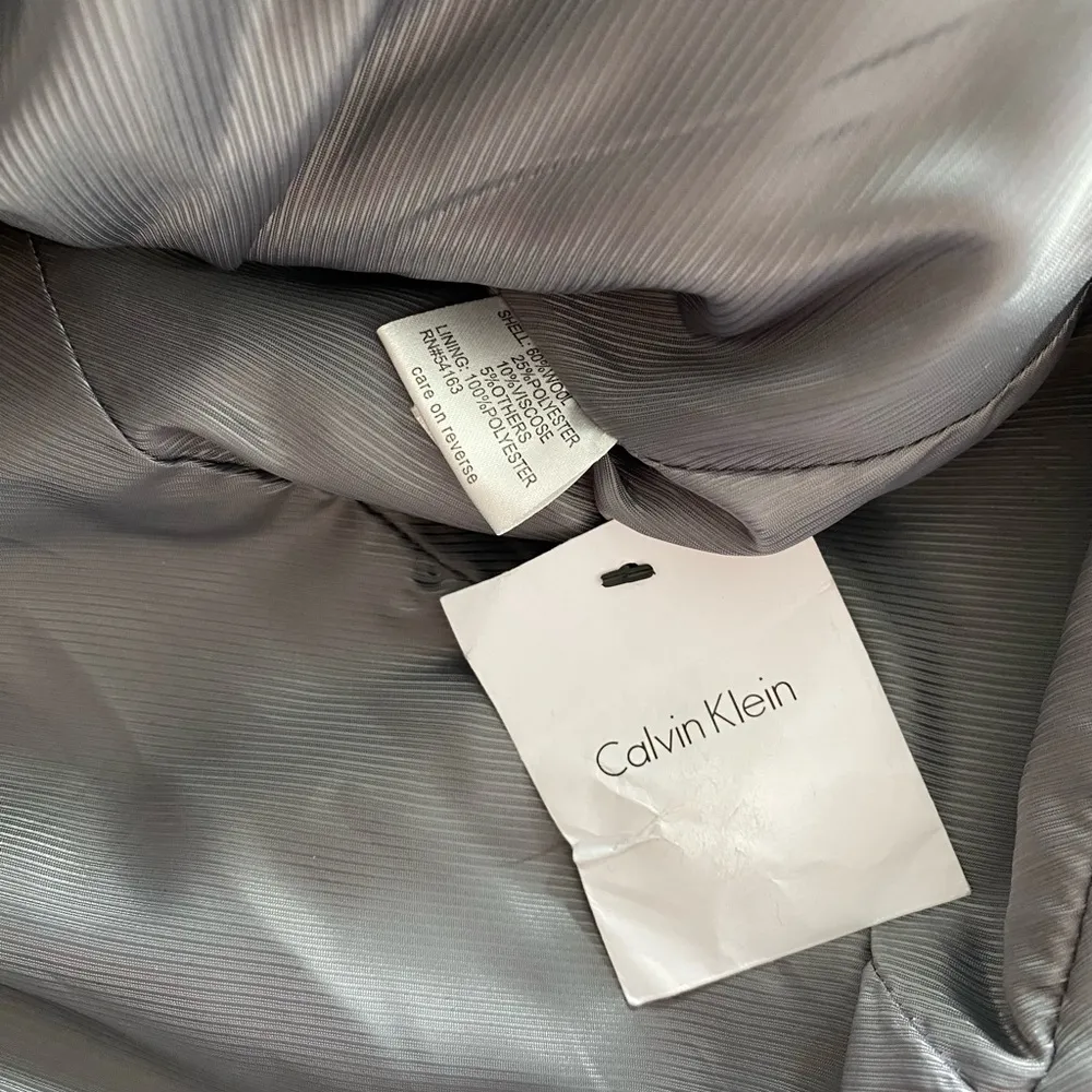 Calvin Klein  Peplum Pea Coat 2 - Image 5