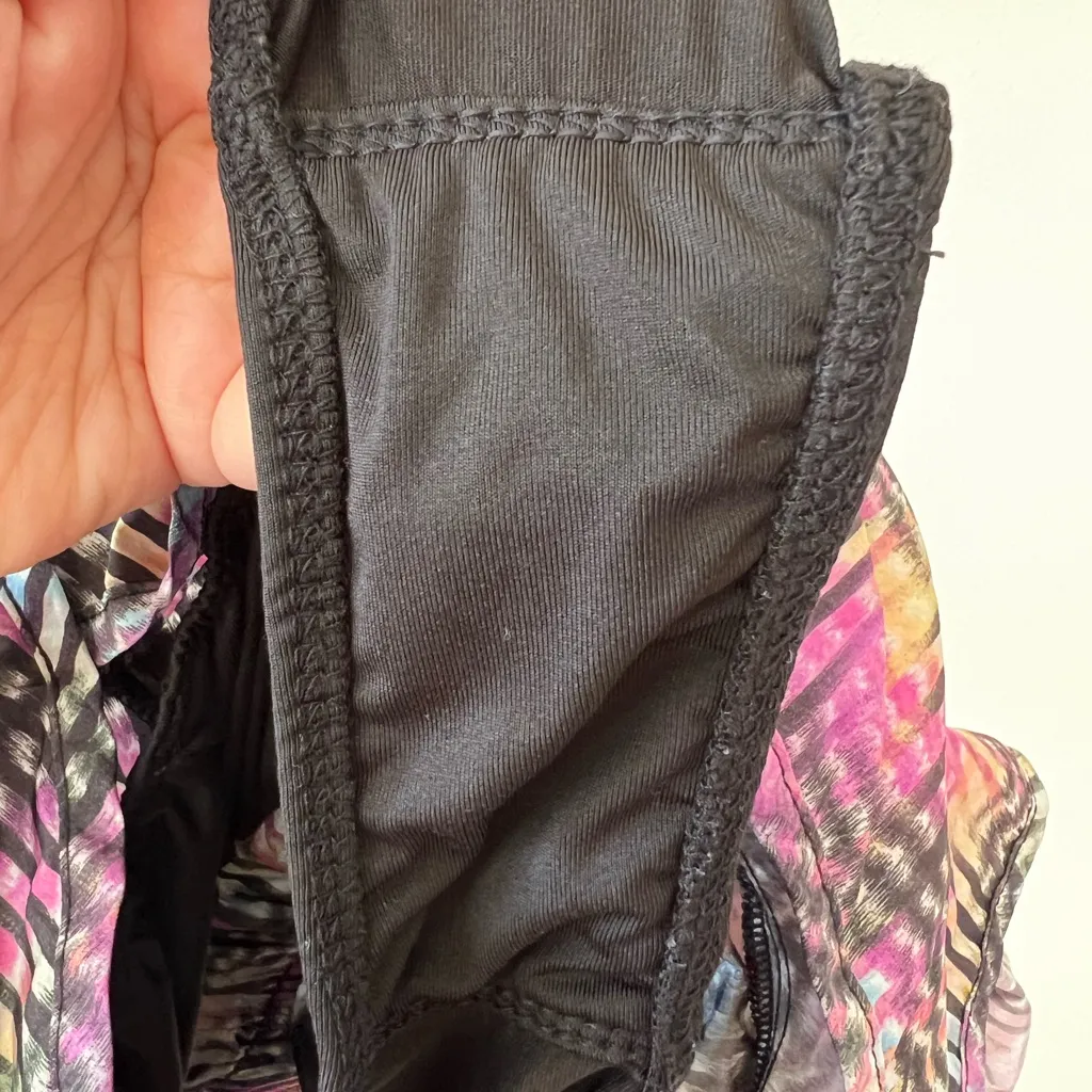 Free People FP Movement Way Home Black Colorful Women’s Shorts‎ Size Medium - Image 10