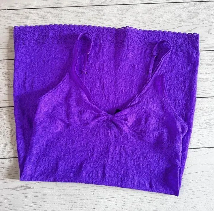 victoria's secret purple lace slip on adjustable strap mini dress - Image 5