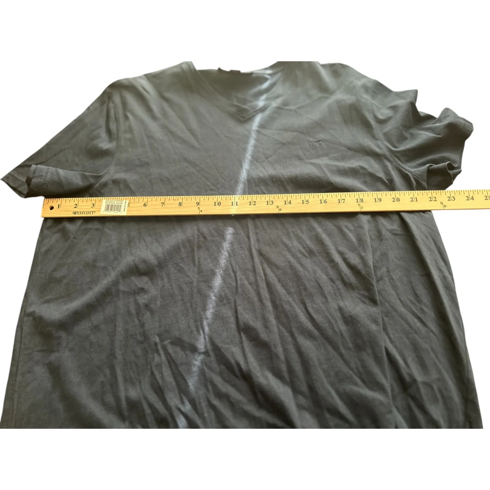 Michael Kors Black V Neck Short Sleeve T Shirt Top Women's Size XL‎ - Image 3