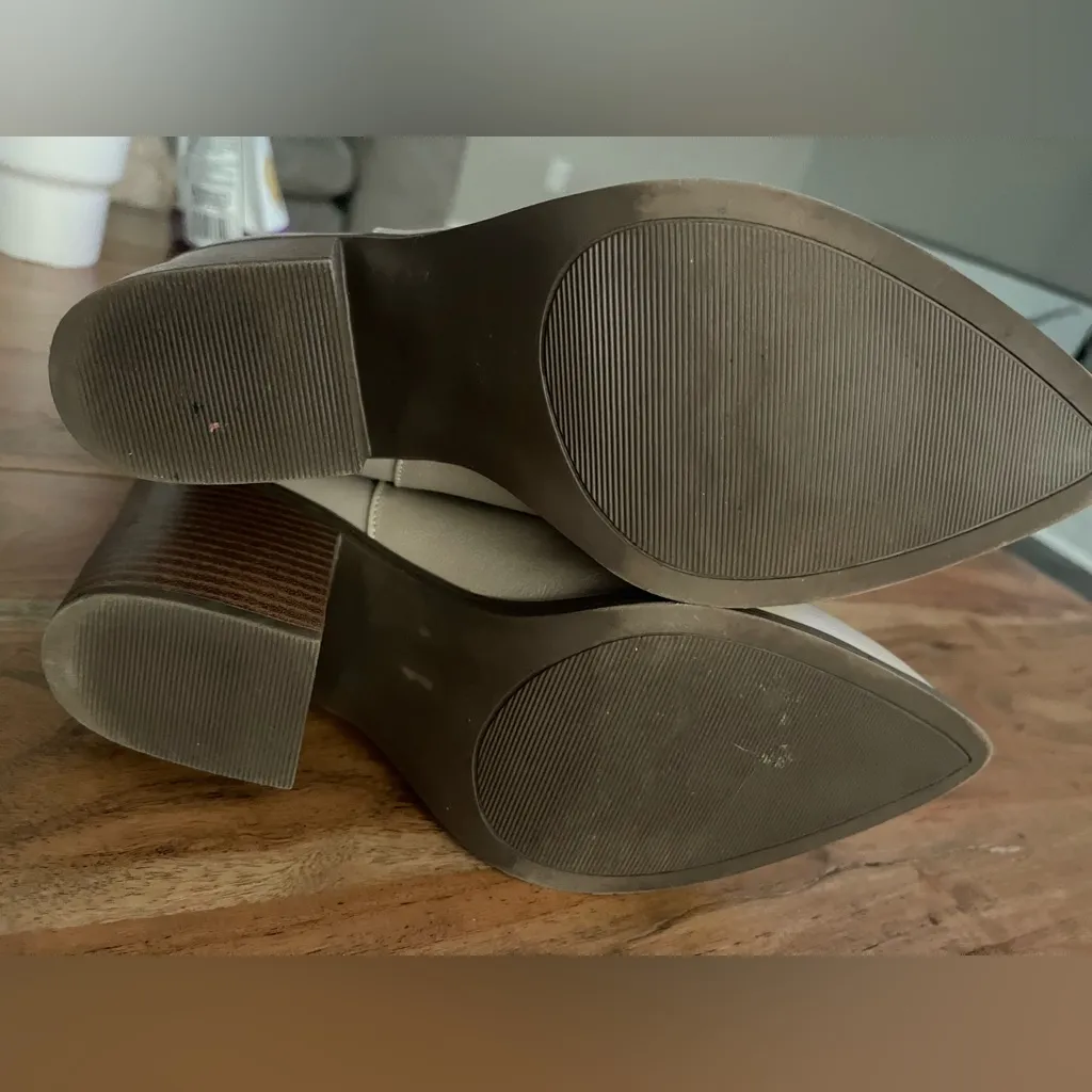 Ophelia Roe Cowgirl Boots Sadie Cowboy Boots Cream Womens Size 9.5 - Image 6