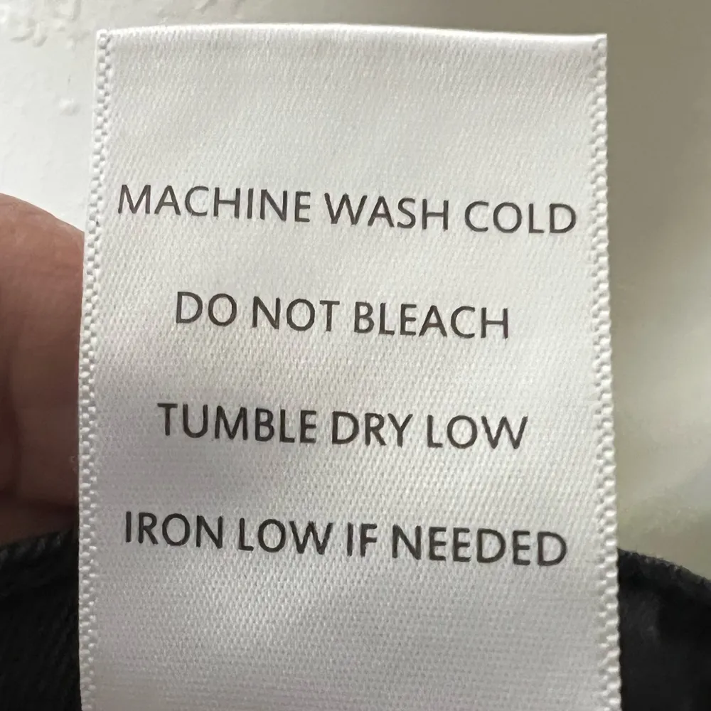 Anthropology EVIDNT Los Angeles Hermosa Black Raw Hem Stretch Denim Jean Size 28 - Image 5