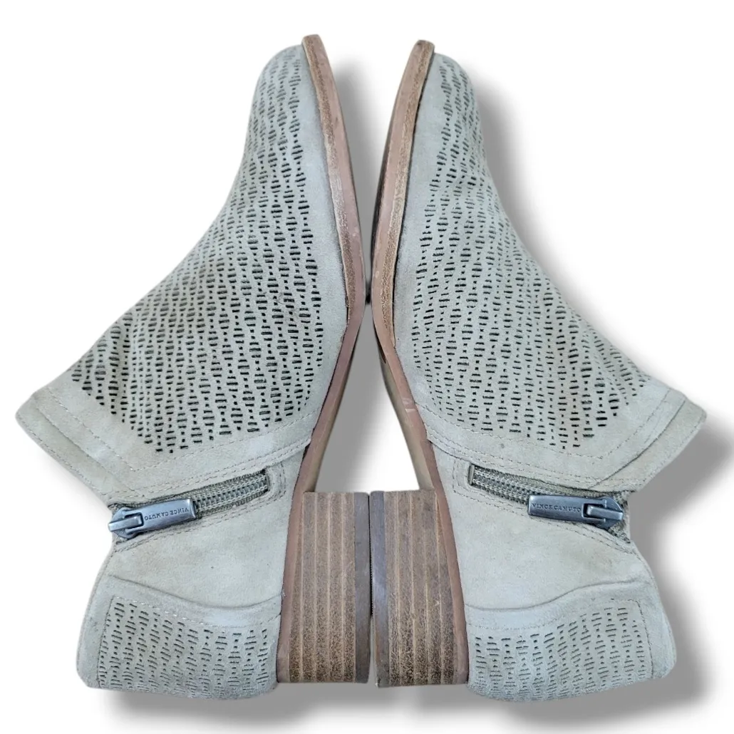 Vince Camuto Shoes Size 8.5 W Women's Vince Camuto Clorieea Shoes Booties Suede Boots Women's Shoes - Image 7