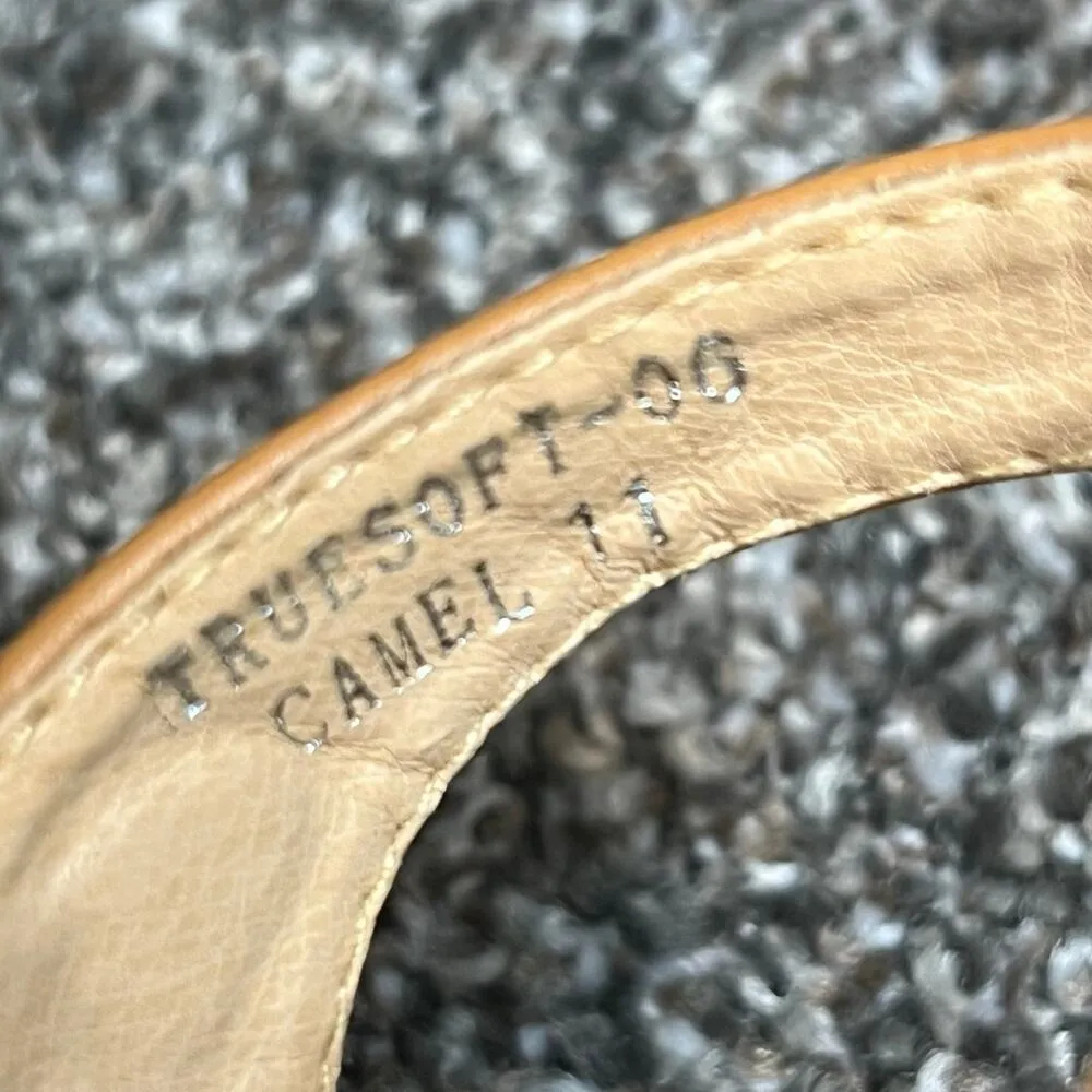 Dream Pairs Truesoft Sandals 11 Tan Low Wedge Adjustable Straps Comfort Shoes - Image 13