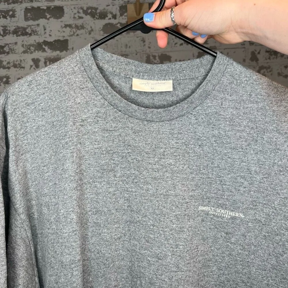 Simple southern | gray short sleeve shirt hunting - Image 2