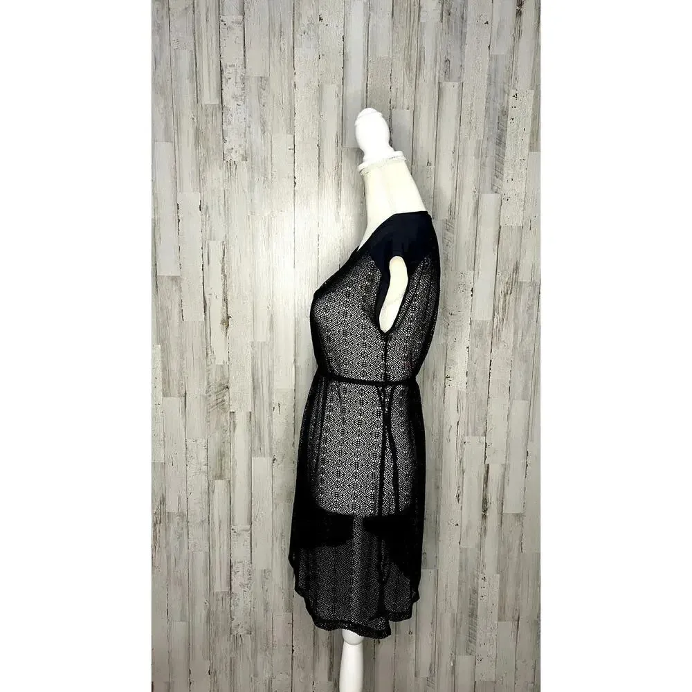 PrAna Women's Black Mesh Swim Cover-Up Dress Size‎ Medium - Image 5