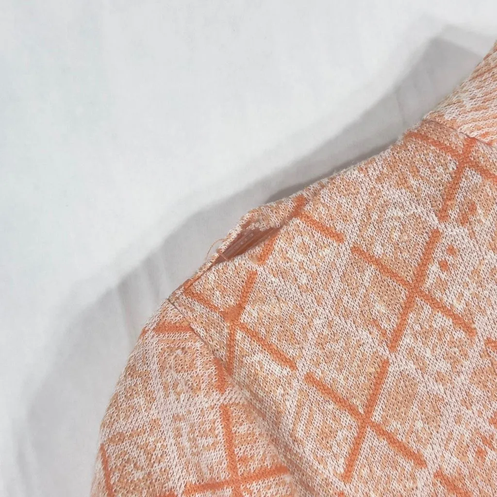 Vintage Lester Paul Dress 1960s Mid‎ Century Pleated Dallas Mini Sherbet 1011 Orange Size M - Image 8