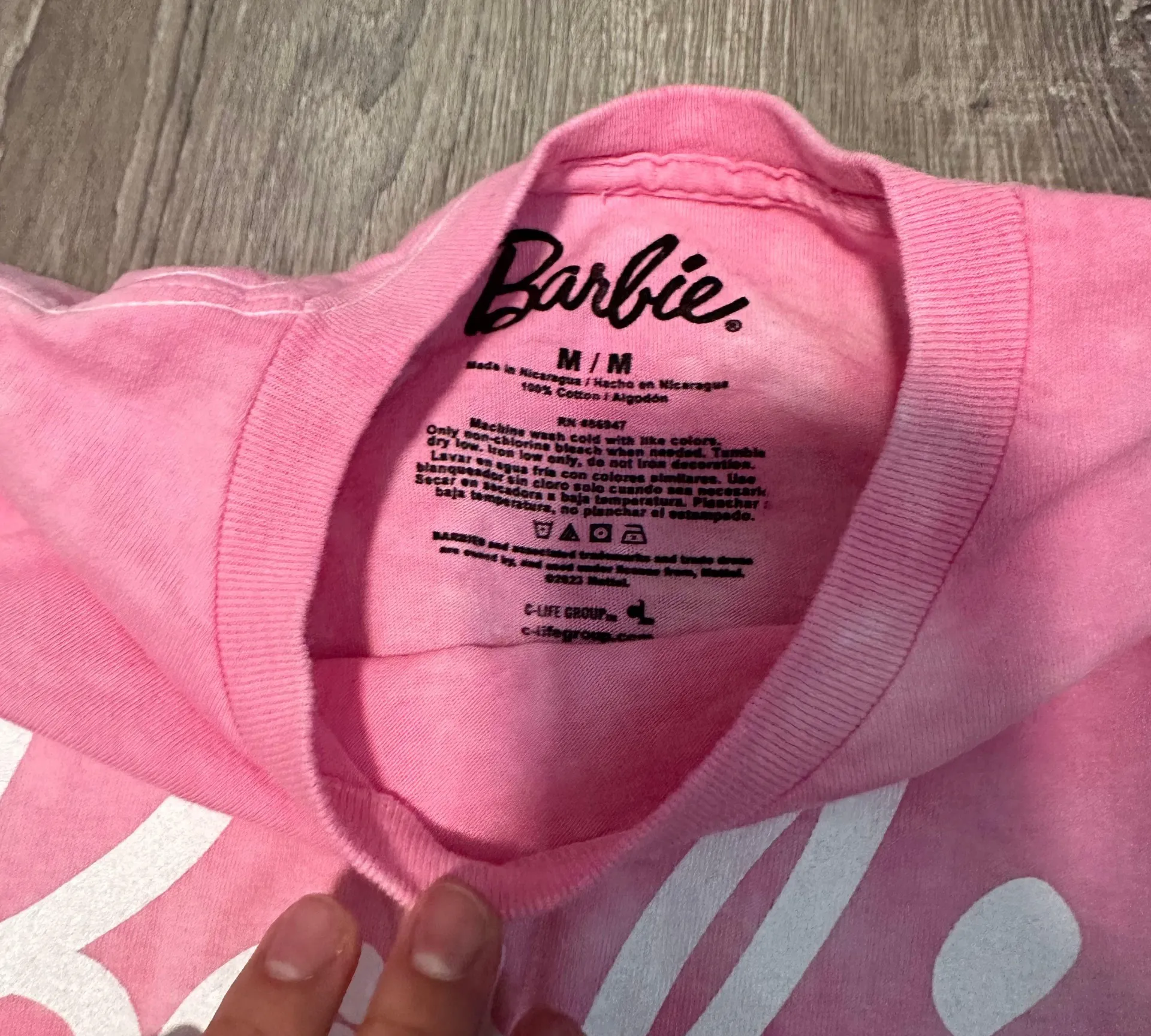 NWOT  Pink Tye Due Crop Top Shirt  Movie - Image 4