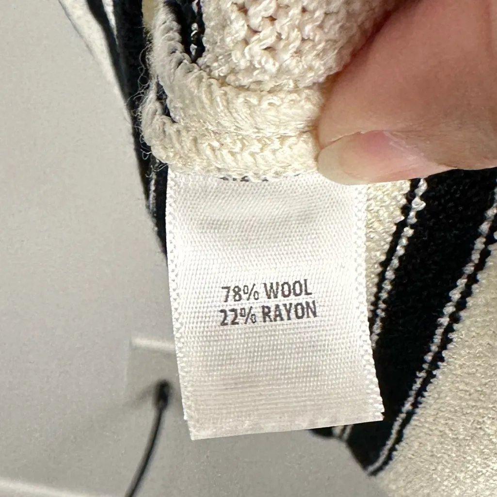 St. John 3/4 Sleeves Striped Pink Wool Knee Length Dress Women’s Sz 6 - Image 7