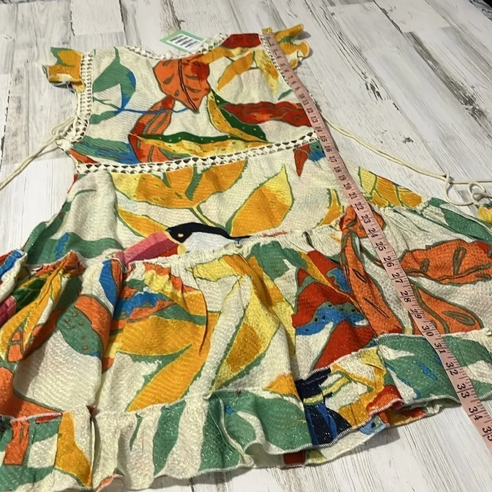 Farm Rio Brazil Toucan Dress Size P NWT - Image 11