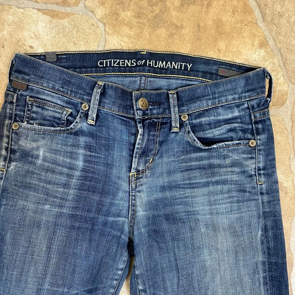 Vintage Y2K Citizens of Humanity Jeans Mid Rise Boot Cut Womens 25 Inch Waist - Image 4