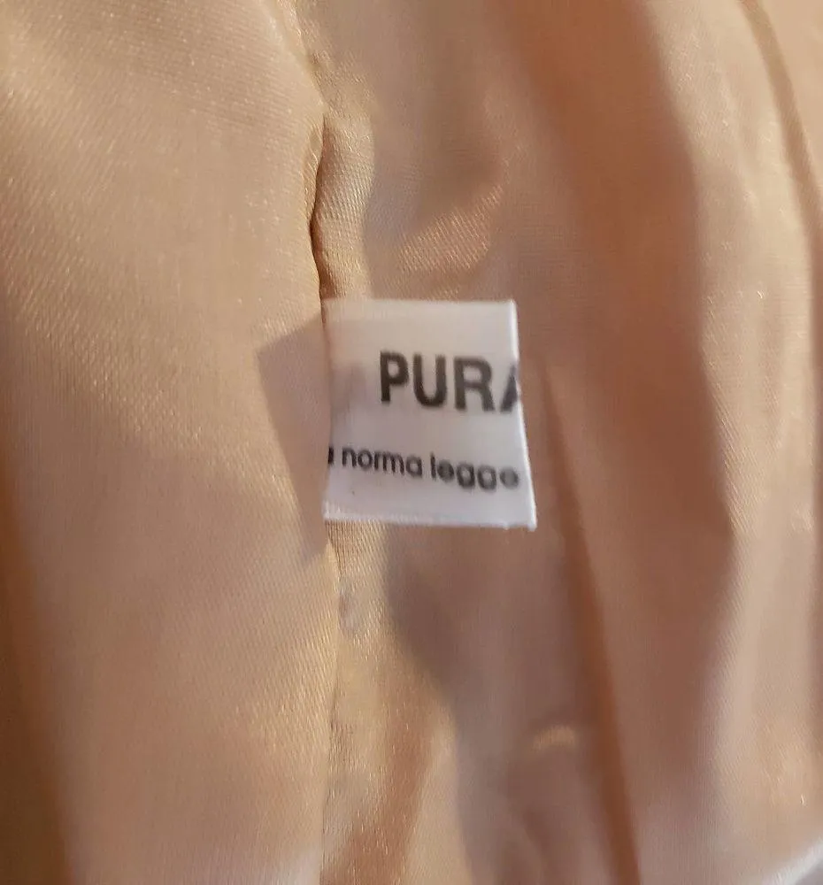 Roberto Chimenti Dezani Italian Designer Wool Jacket Windowpane Tan White IT 46 Size 10 - Image 6