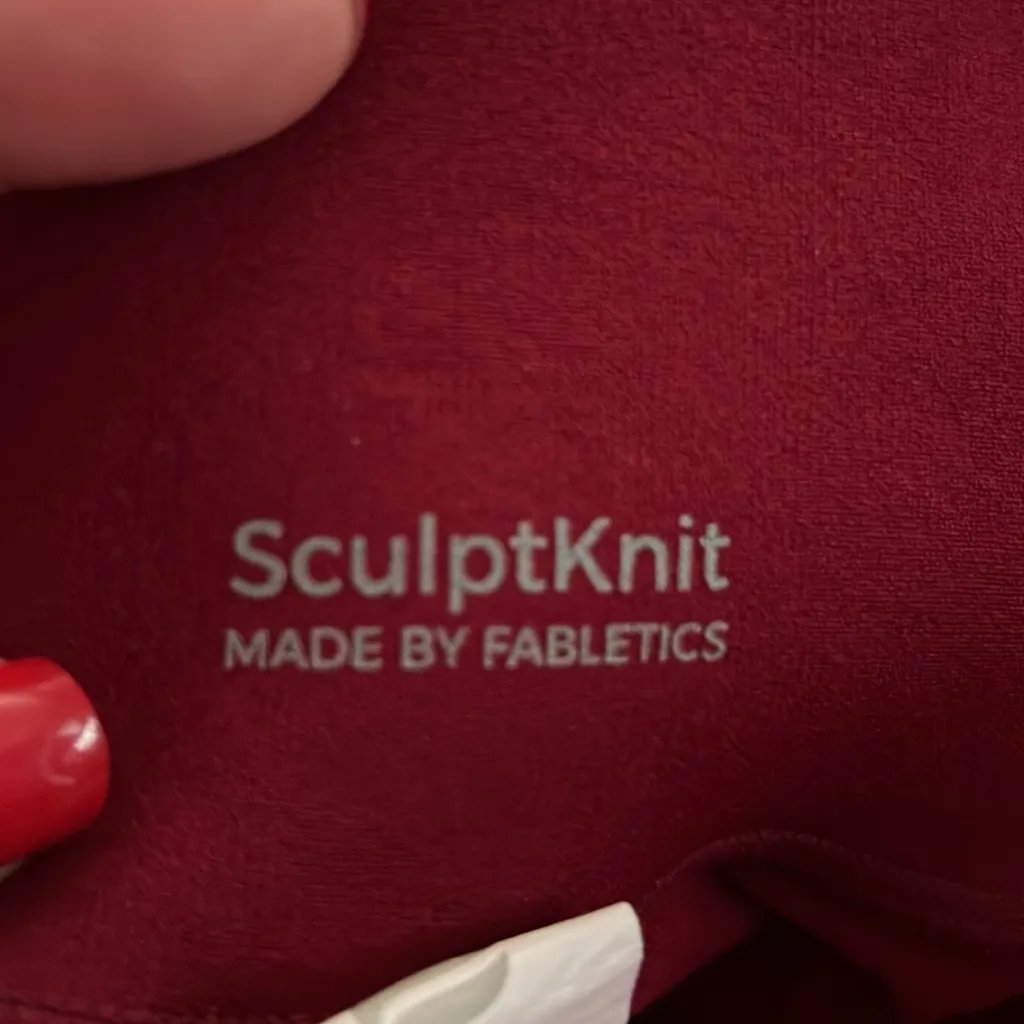 Fabletics SculptKnit High-Waisted Leggings Size Large - Image 3