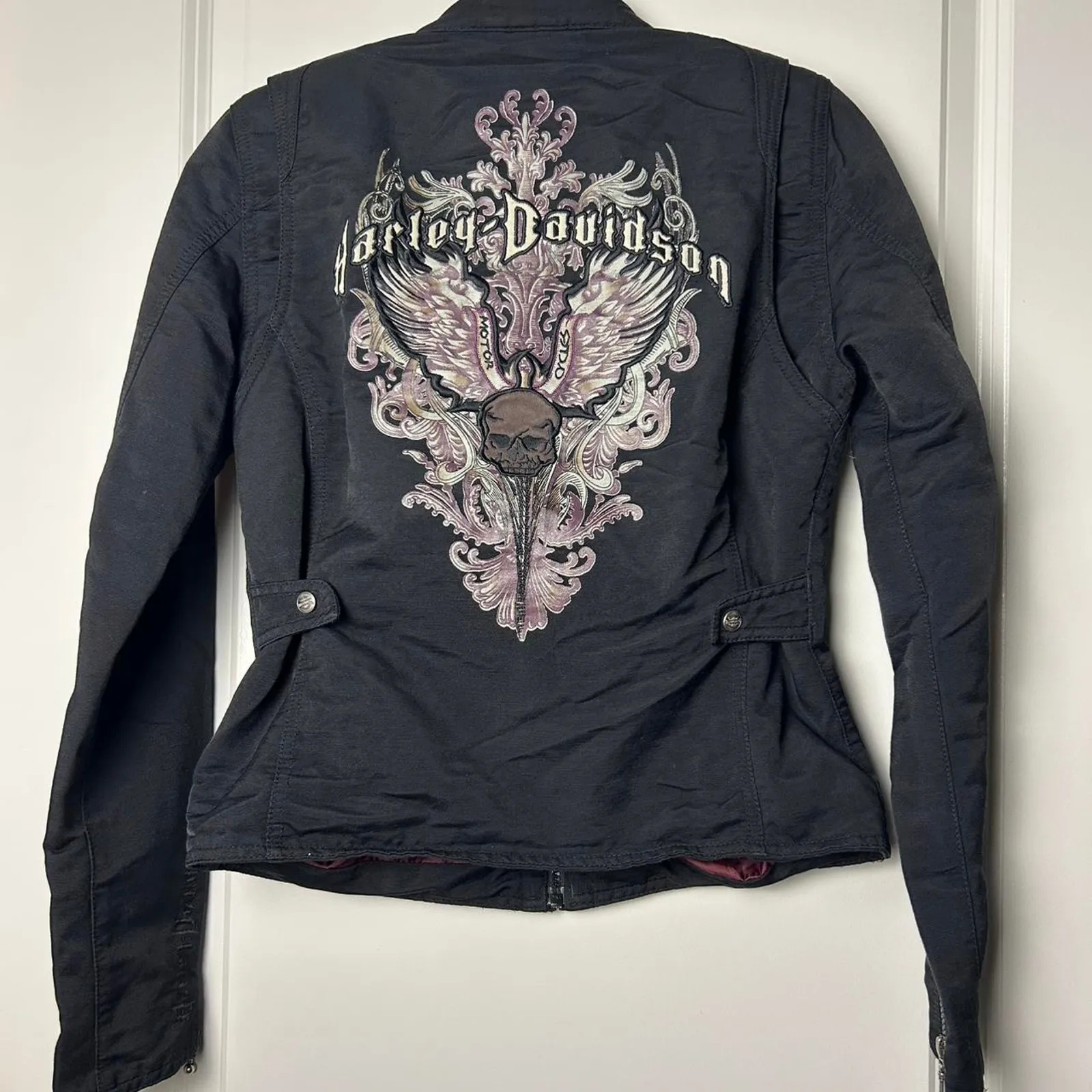 Harley Davidson Black  jacket - Image 8