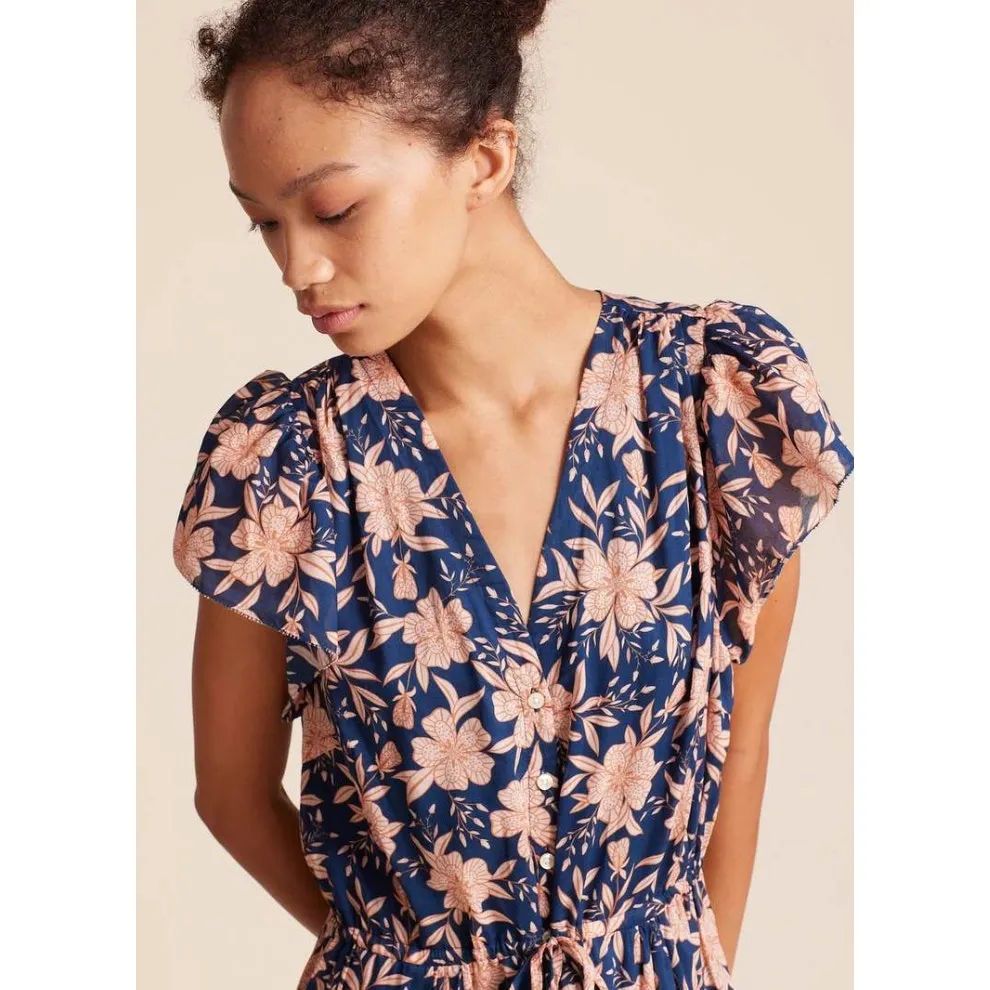 Birds of Paradis by trovata Kristi Midi Dress Blue - Image 3