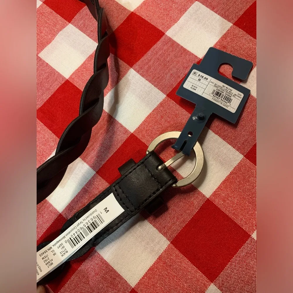 Universal Thread Black Braided Belt - Image 7