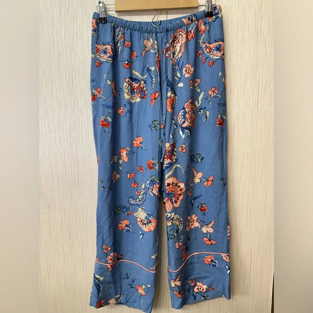 In Bloom by Jonquil Floral Blue Pajama Set - Image 7