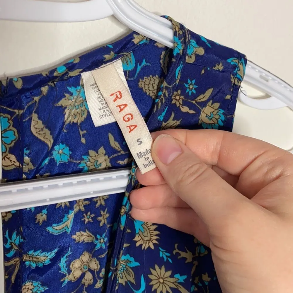 Evereve Raga Sapphire boho print romper sz S - Image 12