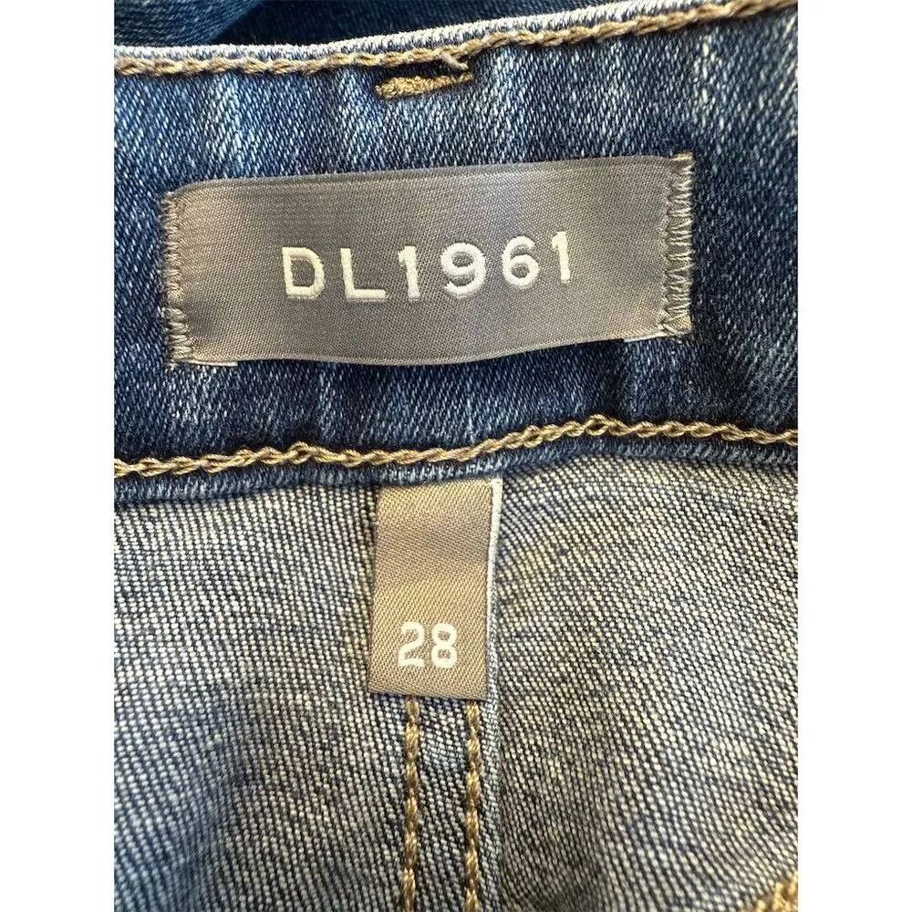 DL1961 Women's Bridget Mid Rise Instasculpt Bootcut Jeans in Newbury Size 28 - Image 8