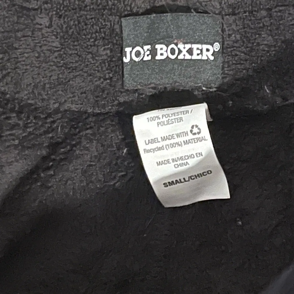Joe Boxer Womens Black Polyester Sweat Pants Size Small With Pockets - Image 2