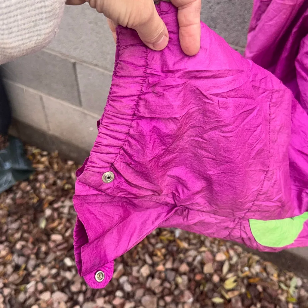 Inside Edge Ski Snowboard Snowsuit Pink Black Green Women's Medium - Image 15