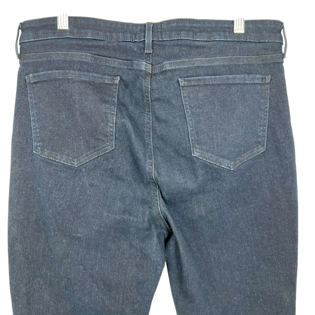 NYDJ Sheri Slim Lift Tuck Jeans Dark Wash Denim Size 16 - Image 4