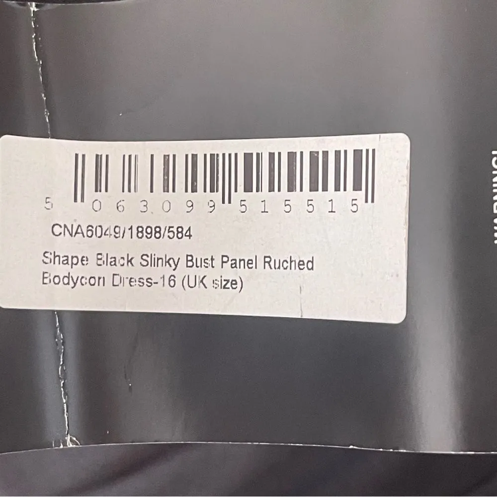 PrettyLittleThing Size 12 Black Mini Dress - Image 7